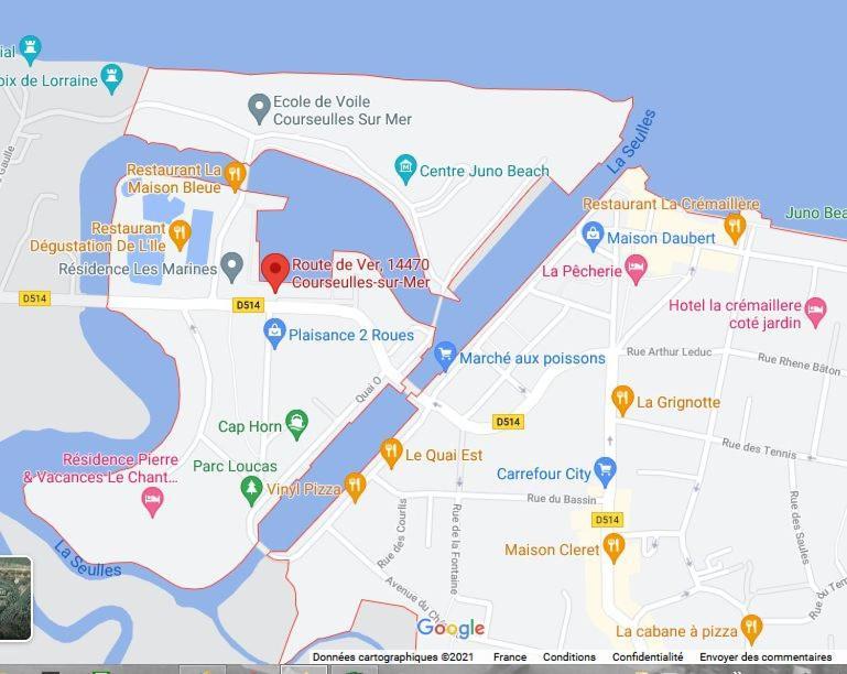 La Tete Dans Les Nuages, Les Pieds Dans L'Eau Apartamento Courseulles-sur-Mer Exterior foto